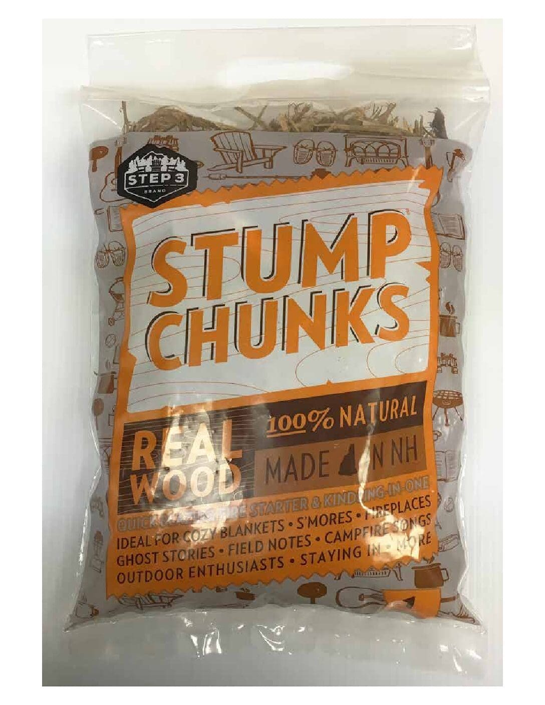 Qty 3 - SC6 Stump Chunks .1 Cu / Ft Waterproof Bag