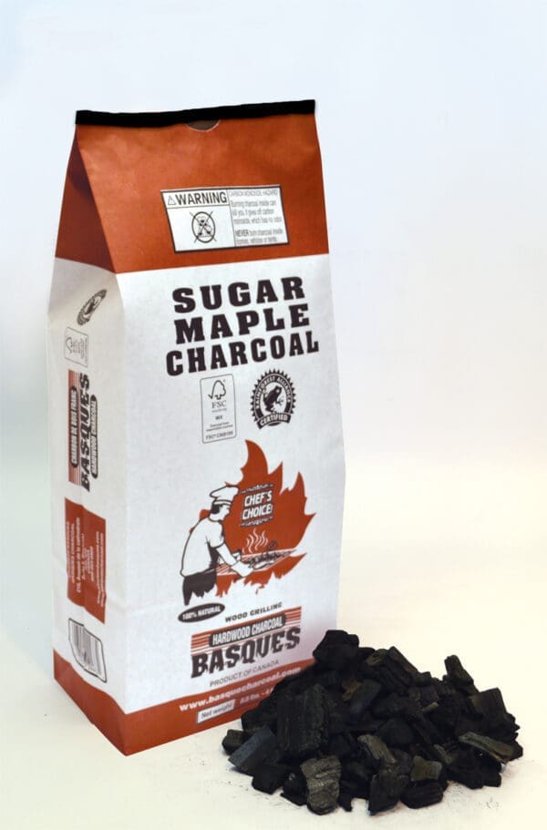 SC9 Small Basques Sugar Maple Charcoal - 4Kg